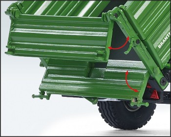Wiking 1/32  077348 Brantner E 6035 Einachs-Dreiseitenkipper - OVP NEU       