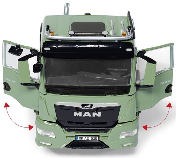 *Wiking 1/32 077650 MAN TGS 18.510 4x4 BL Zugmaschine Ackerdiesel MAN grün OVP NEU