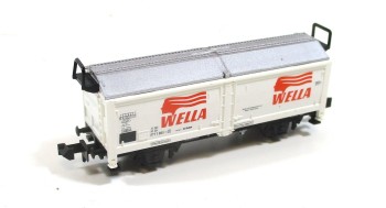 Minitrix N Güterwagen Schiebedachwagen WELLA ohne OVP (Z205/10)