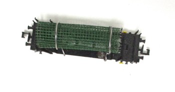 Fleischmann N Flachwagen Tragwagen Rungenwagen mit Ladung (6289G)