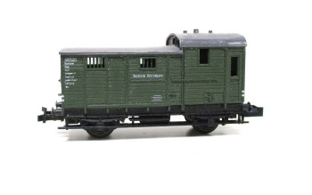 Minitrix N 13254 Güterzug Begleitwagen Pwg DB  (6314G)