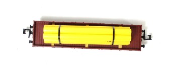 Fleischmann N 81 8281 Niederbordwagen mit Gasrohren 388 6 498-8 DB OVP (6427G)
