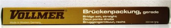 Vollmer N 7825 Bausatz Brückenpackung gerade 222mm - OVP  (408g)