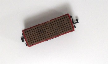 Arnold N 4200 offener Güterwagen Hochbordwagen in Rot mit Ladung (5648H)