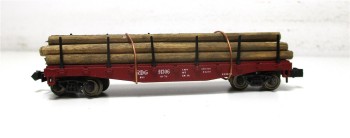 Arnold N (1) US-Güterwagen Rungenwagen RDG 91306 mit Ladung (5654H)