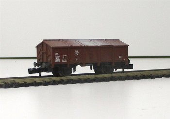 Spur N Roco 02324S Klappdeckelwagen 2-achsig DB - OVP (6695H)