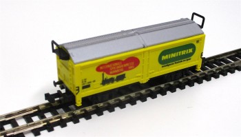 Spur N Minitrix 13530 Schiebedachwagen Sp.Messe 1985 DB OVP (5459K)