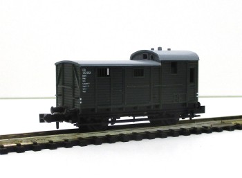Spur N Minitrix 13254 Güterzug Begleitwagen Pwg DB OVP (5461K)