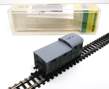 Spur N Minitrix 13254 Güterzug Begleitwagen Pwg DB OVP (5461K)