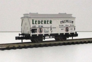 Spur N Minitrix 13604 Wärmeschutzwagen G10 LEDERER DB OVP (6465K)