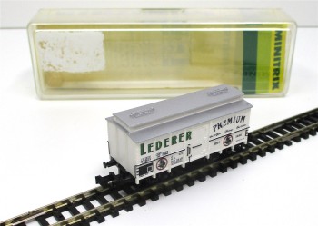 Spur N Minitrix 13604 Wärmeschutzwagen G10 LEDERER DB OVP (6465K)