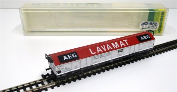 Spur N Minitrix 13567 Hubschiebedachwagen AEG Lavamat DB OVP (5446K)