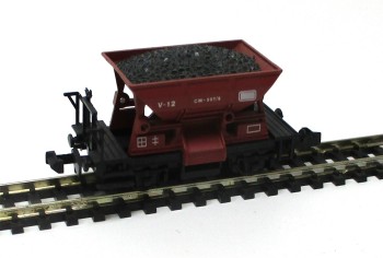 Spur N Ibertren 412 Schotterwagen, braun, Kohlenladung o.OVP (5444K)