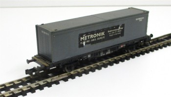 Spur N Fleischmann Containertragwagen Metronik KKK DB o.OVP (5829K)