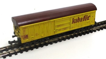 Minitrix N 13568  Schwenkdachwagen Kabafit DB OVP (5956k)