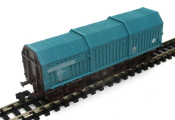 Spur N Roco 25410 Teleskophaubenwagen Güterwagen ÖBB EVP (6606k)