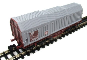 Spur N Roco 25209 Teleskophaubenwagen FS  Güterwagen OVP (6609k)