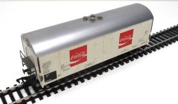Spur H0 Fleischmann 5347 Kühlwagen Coca COla  o.OVP  (4789k)