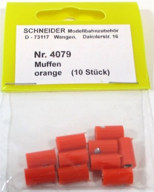 Schneider Z-H0 4099  Muffen orange (10 Stk) - NEU