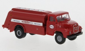 Brekina 1/87 45056 MAN 635 Tankwagen rot, 1955, Esso,  - NEU