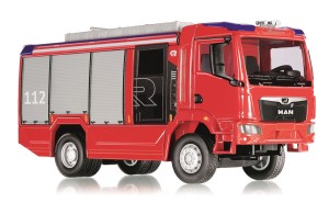 Wiking 1/43 043196 MAN TGM Feuerwehr Rosenbauer AT - OVP NEU