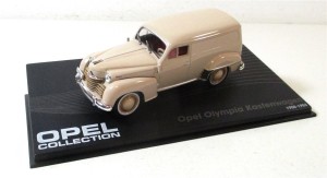 Modellauto 1:43 Opel Collection Olympia Kastenwagen OVP (965E)