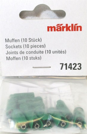 Märklin H0 71423 Muffen grün 10 Stück - OVP NEU
