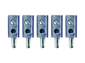 TAMS 85-19504-05 Mini-Bananenstecker, grau