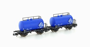 Hobbytrain N H24833 2er Set Leichtbau-Kesselwagen DB/Aral, Ep.IV - NEU
