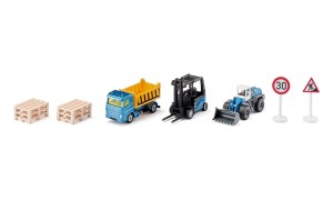 Siku 6336 Baustellen Set 3-teilig + Zubehör - NEU
