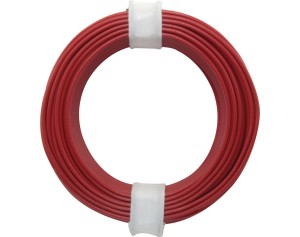 Donau Elektronik 118-0 Kupferschalt Litze 0,14 mm² / 10 m / rot    