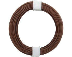 Donau Elektronik 118-8 Kupferschalt Litze 0,14 mm² / 10 m / braun    