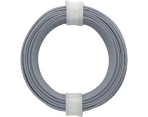 Donau Elektronik 118-9 Kupferschalt Litze 0,14 mm² / 10 m / grau    