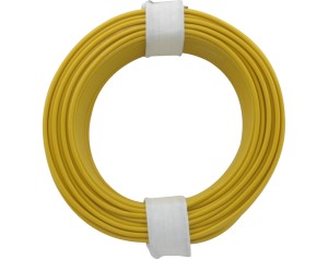 Donau Elektronik 118-3 Kupferschalt Litze 0,14 mm² / 10 m / gelb    