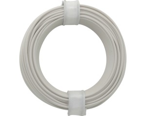 Donau Elektronik 118-5 Kupferschalt Litze 0,14 mm² / 10 m / weiss    