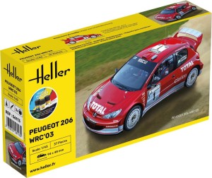 Heller 1:43 56113 STARTER KIT Peugeot 206 WRC'03