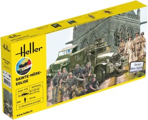 Heller 1:72 52327 STARTER KIT Sainte-Mère-Eglise