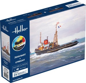 Heller 1:200 55602 STARTER KIT Twin Set Jean Bart + Utrecht