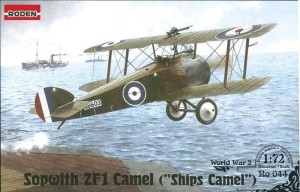 Roden 1:72 44 Sopwith 2F1 Camel Ships Camel