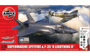 Airfix 1:72 A50190 'Then and Now' Spitfire Mk.Vc & F-35B Lightning II