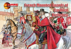 Mars Figures 1:72 MS72046 French mounted guards of Card. Richelieu