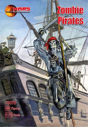 Mars Figures 1:72 MS72070 Zombie Pirates
