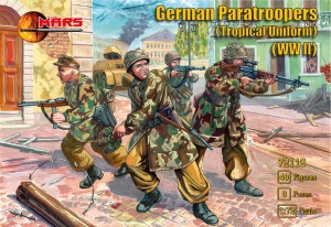 Mars Figures 1:72 MS72119 WWII German paratroopers (Tropical uniform)