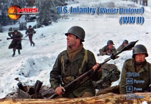 Mars Figures 1:72 MS72124 WWII U.S. Infantry (Winter Uniform)