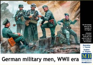 Master Box Ltd. 1:35 35211 German military men, WWII era