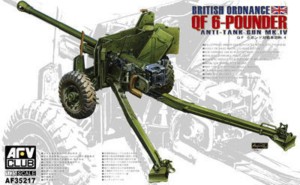 AFV-Club 1:35 AF35217 British Mk.4 6pdr Anti-tank Gun
