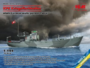 ICM 1:144 S.012 KFK Kriegsfischkutter, WWII German multi-purpose boat (100% new molds)