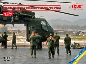 ICM 1:35 53101 US Helicopter Pilots (1960s-1970s) (100% new molds)