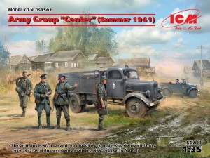 ICM 1:35 DS3502 Army GroupCenter(Summer 1941)(Kfz1,Typ L3000S,German Infantry(4 figures)Ger.Drivers