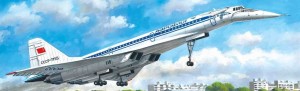 ICM 1:144 14402 Tupolev-144D, Soviet Supersonic Passenger Aircraft